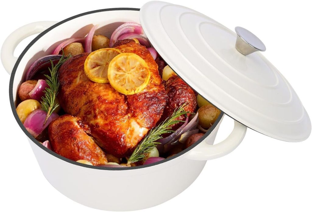 Test Cocotte Denmay 28 cm : émail, induction et Four