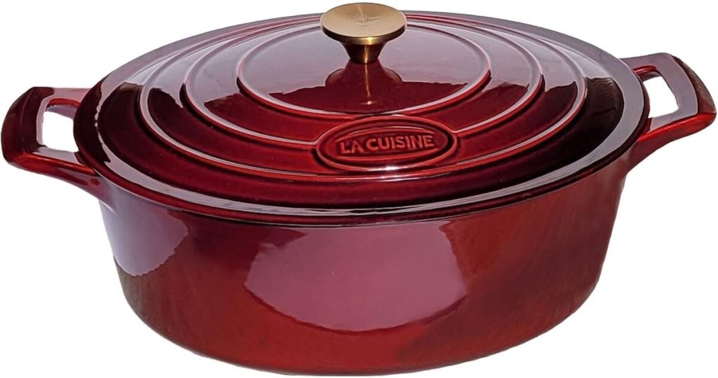 Test Cocotte Ovale Cuisine 6210GK : fonte Émaillée et Style Unique