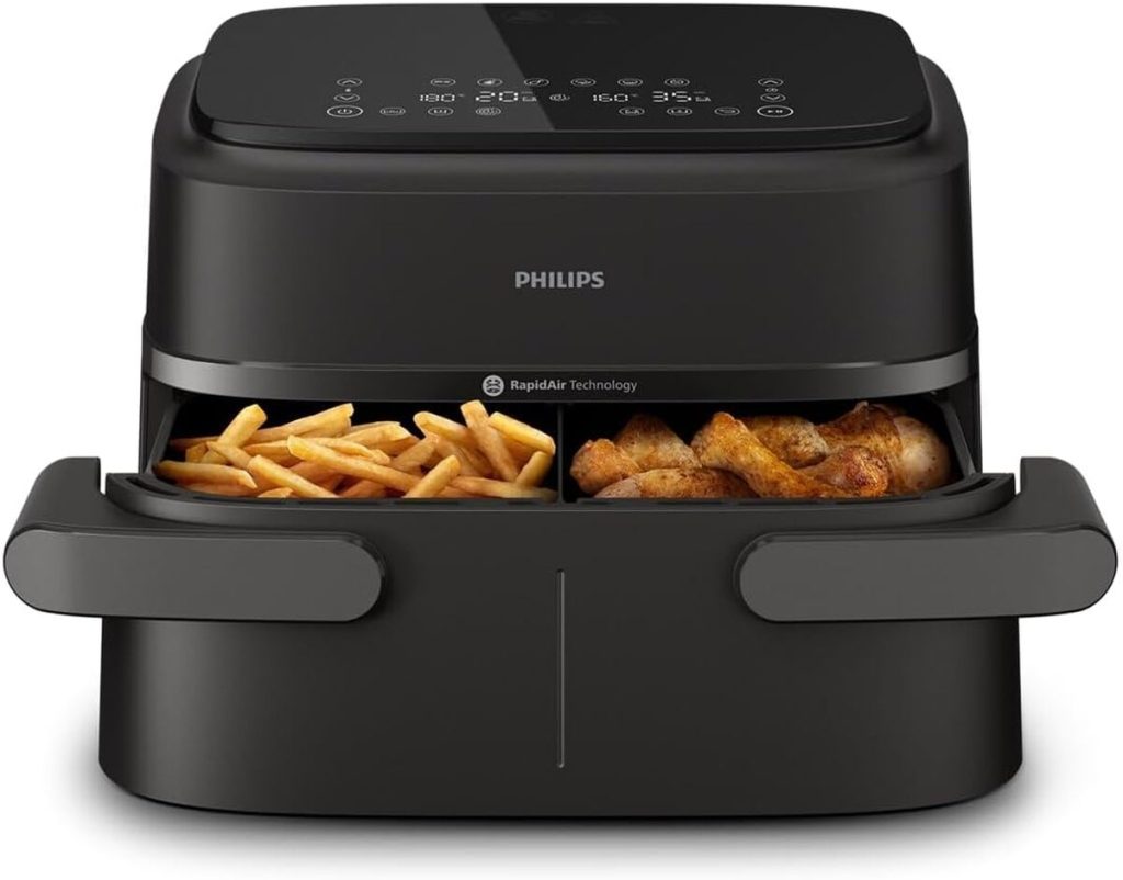Test du Philips Air Fryer Série 1000 : double panier et technologie RapidAir