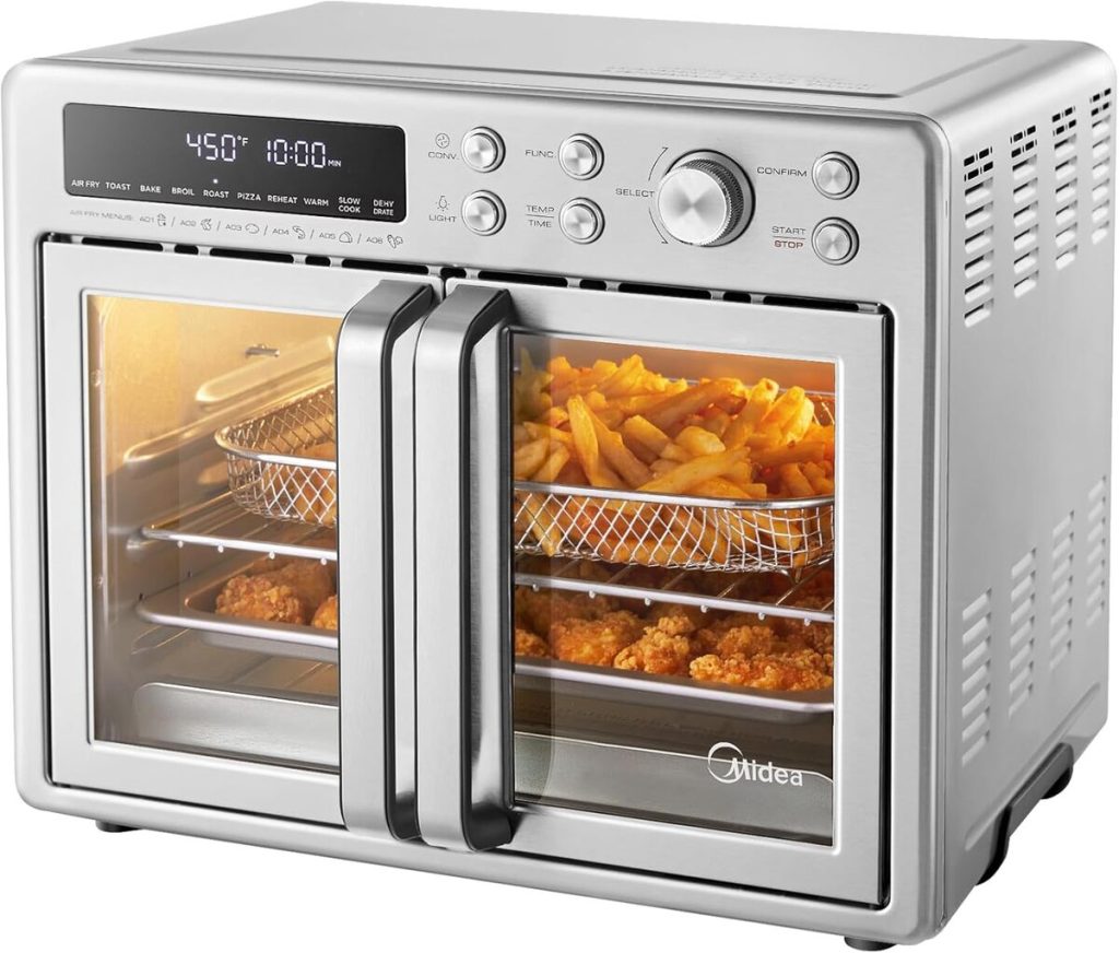 Test : four grille-pain Midea Air fryer 26.4L