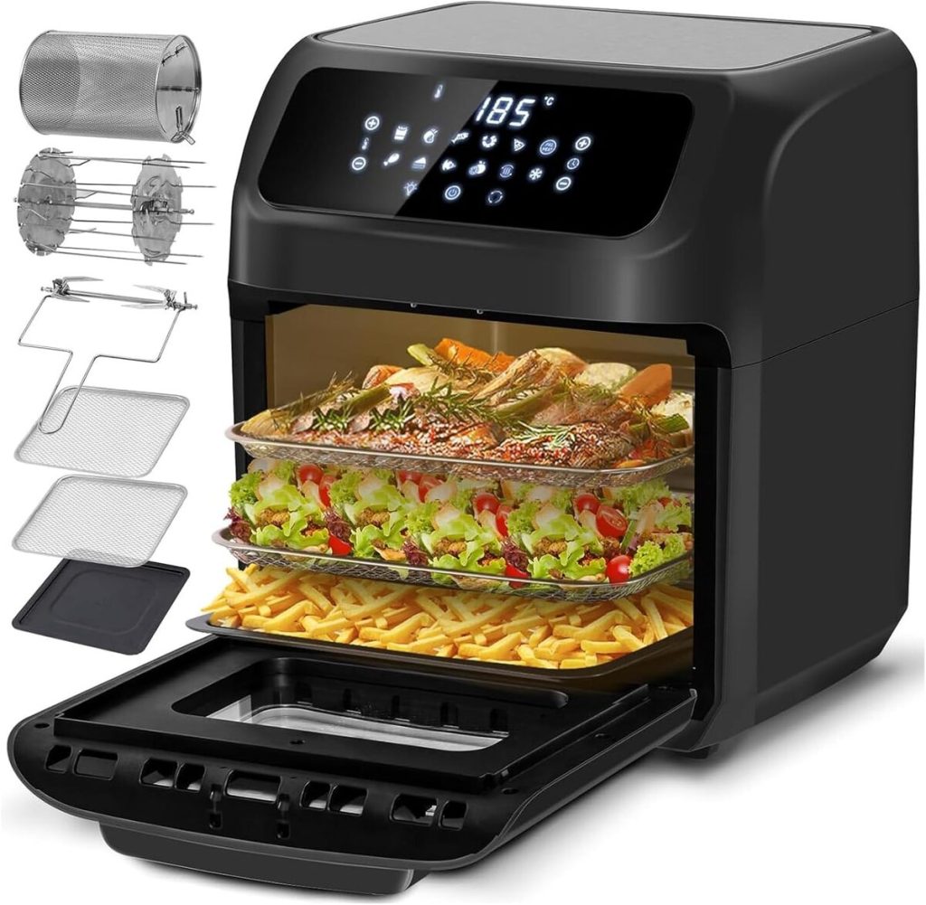 Test : lLIVEKIT friteuse à air chaud 12L, four multifonctions 1800W