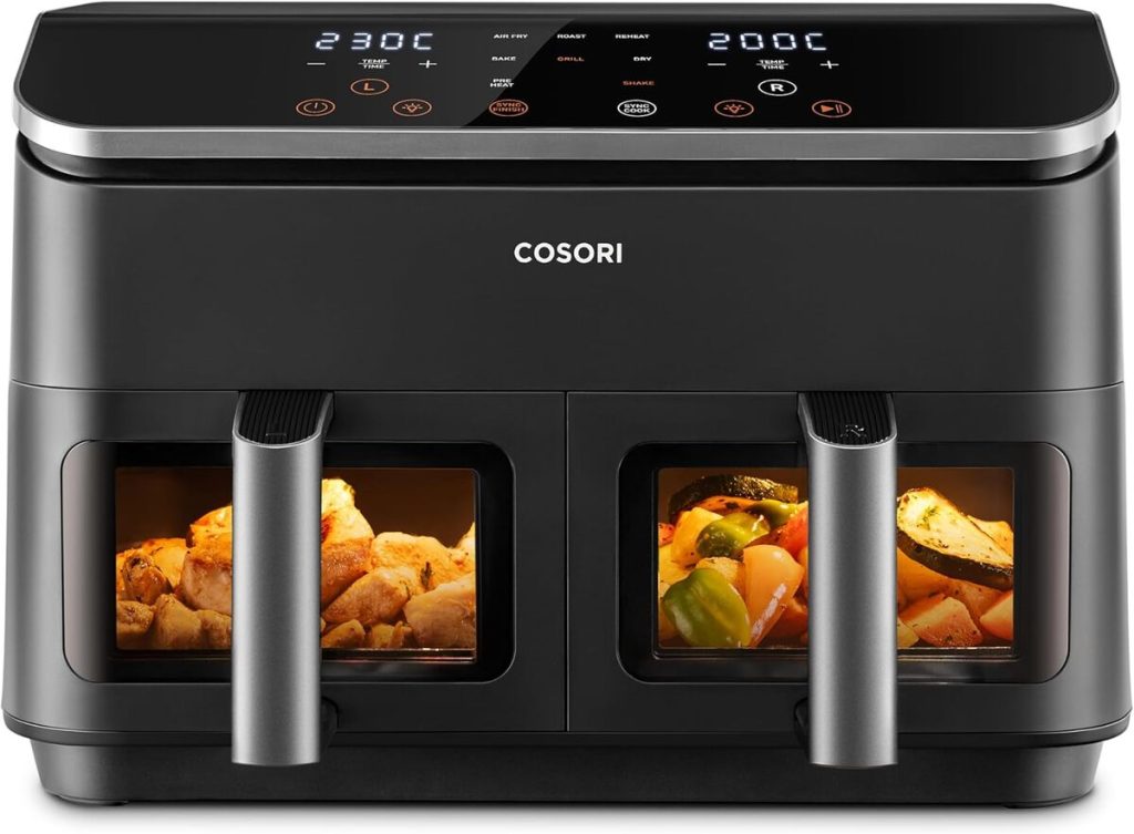 Test de la friteuse sans huile à double compartiment Cosori Air Fryer 8, 5L : cuisinez sainement