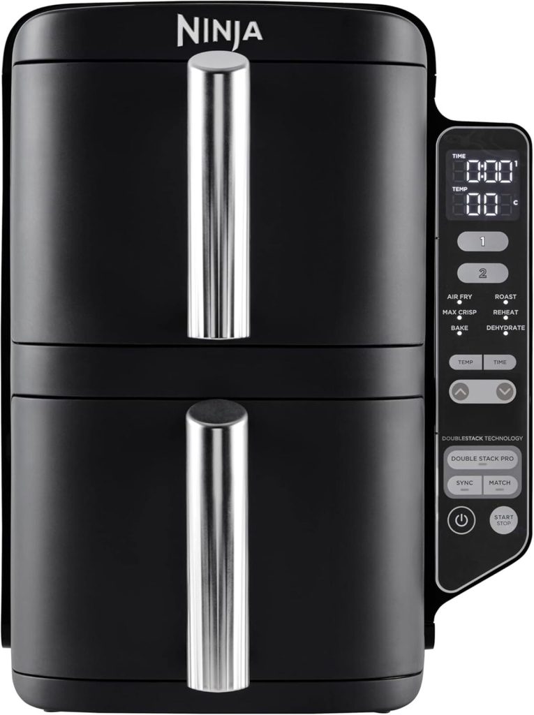 Test : friteuse verticale sans huile Ninja Double Stack SL300EU, compacte et polyvalente