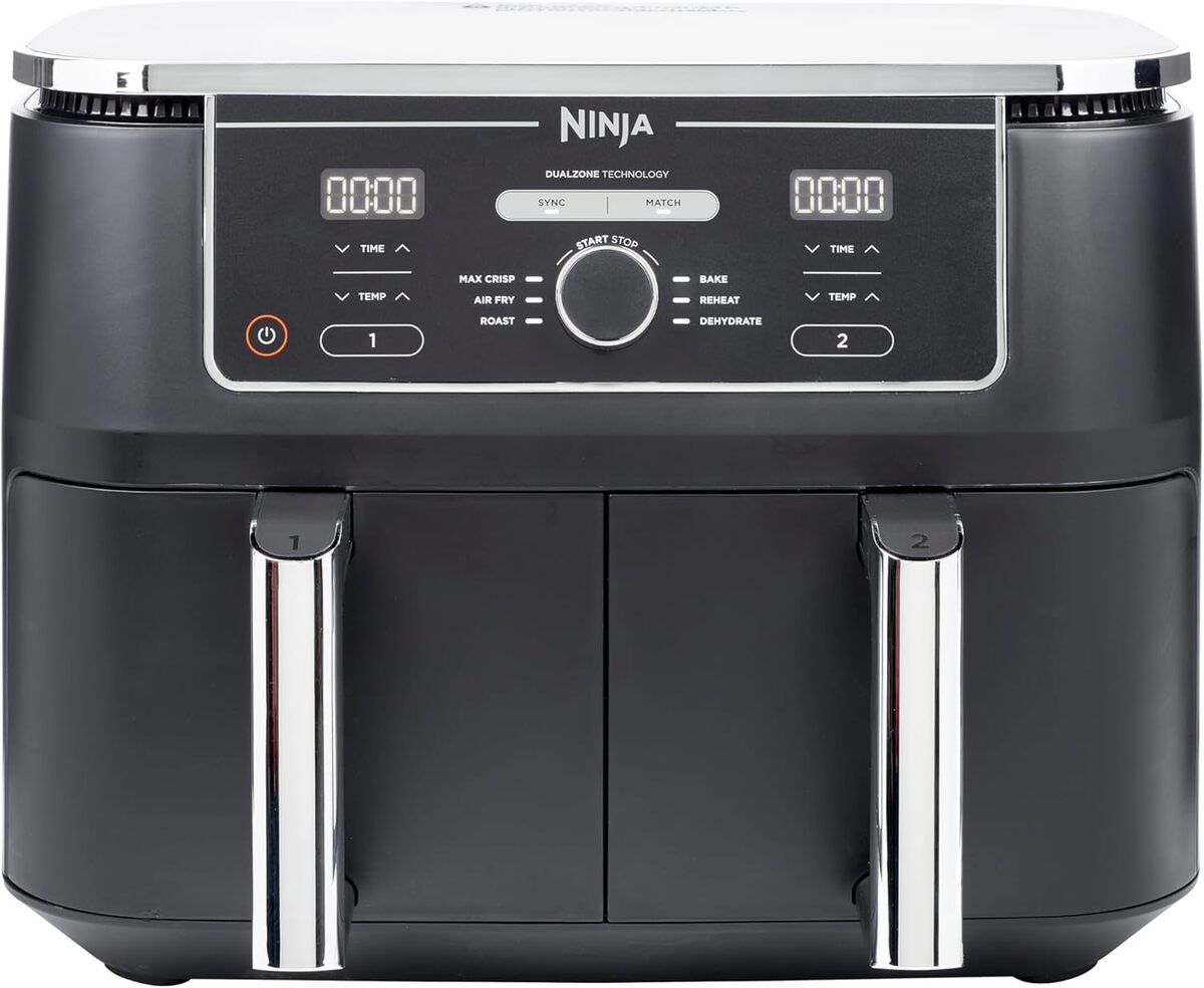 ninja foodi max dual zone heißluftfritteuse af400eu test