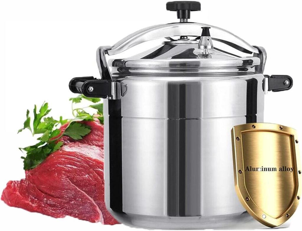 Test : autocuiseur en aluminium 25L, poignée isolante, pour cuisinière à gaz