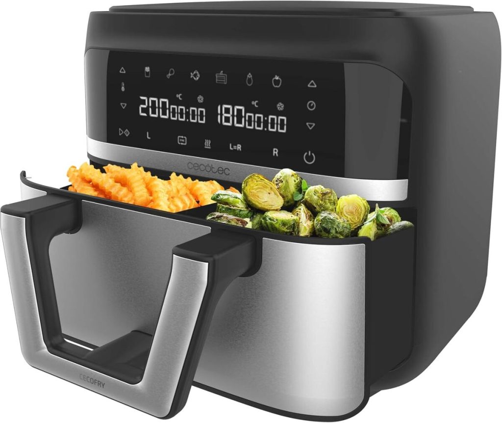 Test de la friteuse à air Cecotec Cecofry Dual 9000 : diététique et performante