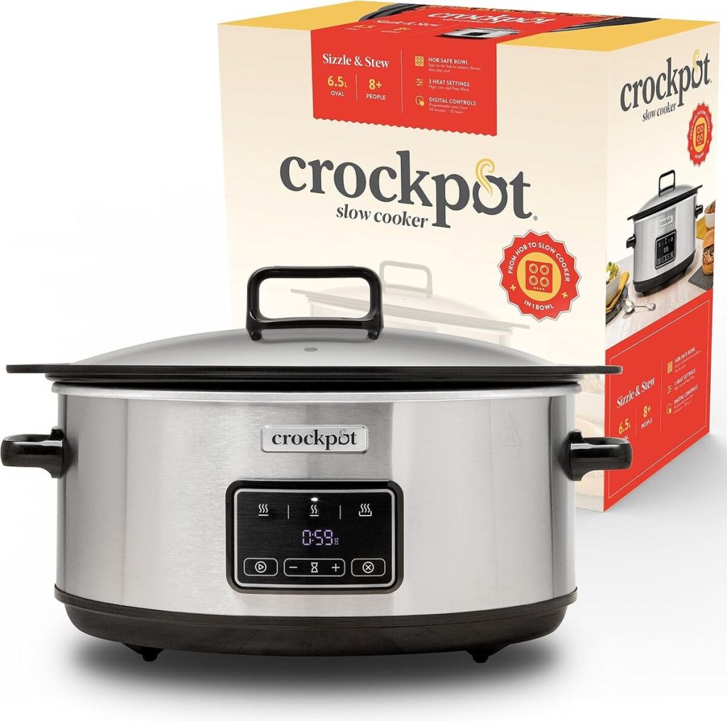 Test du Crockpot Sizzle & Stew : mijoteur digital 6, 5 L et bol à induction