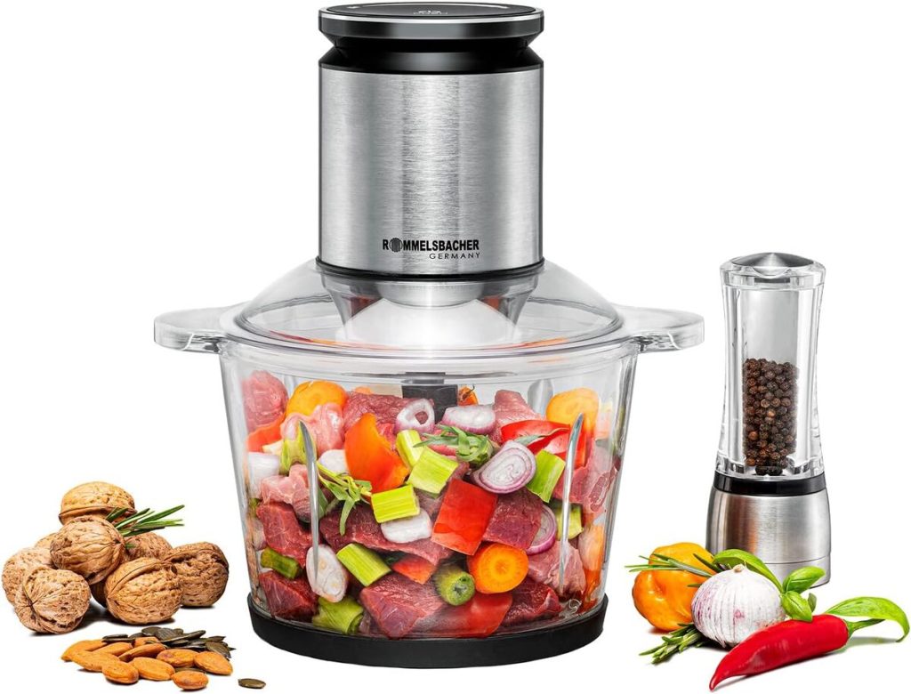 Test : hachoir multifonction Rommelsbacher MZ 800, moteur puissant et 22 vitesses