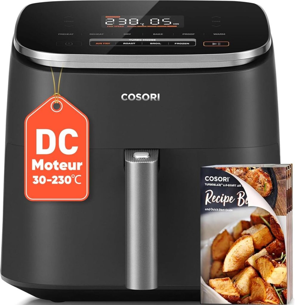 Test : cosori air fryer 9 en 1 TurboBlaze, la friteuse sans huile compacte et économique