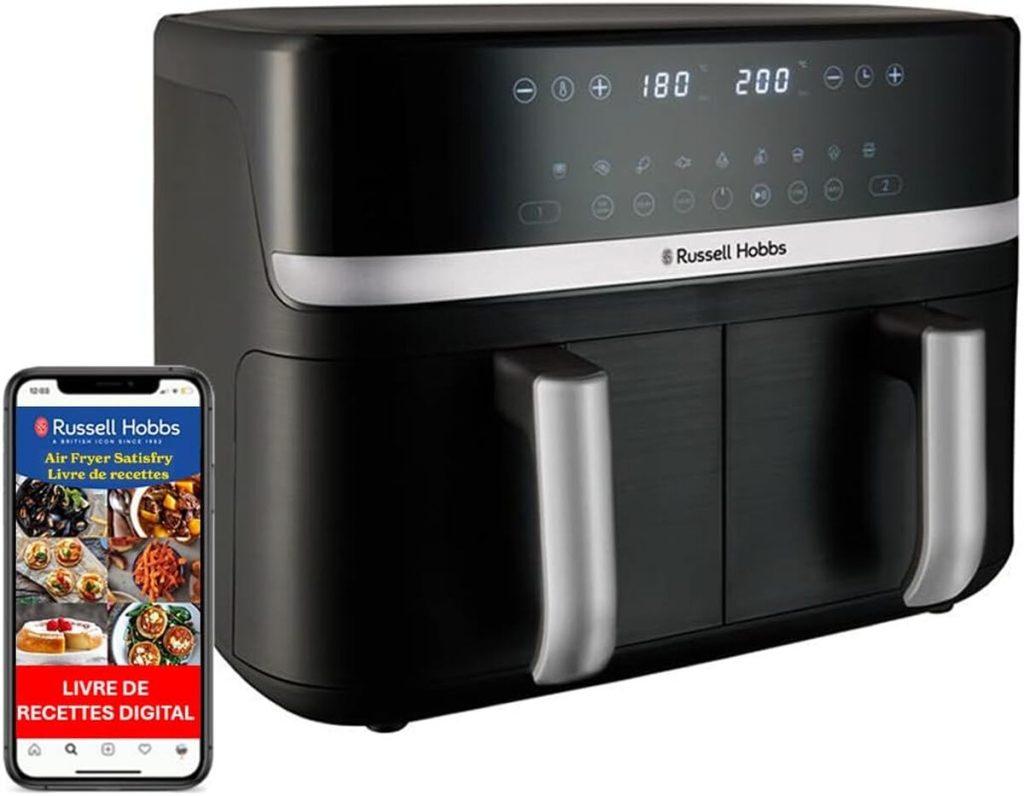 Test de la friteuse Russell Hobbs Air Fryer Rapid Air 9L compacte et polyvalente