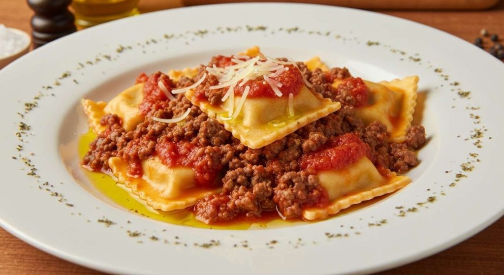 Raviolis à la Bolognaise : recette Facile à la Mijoteuse