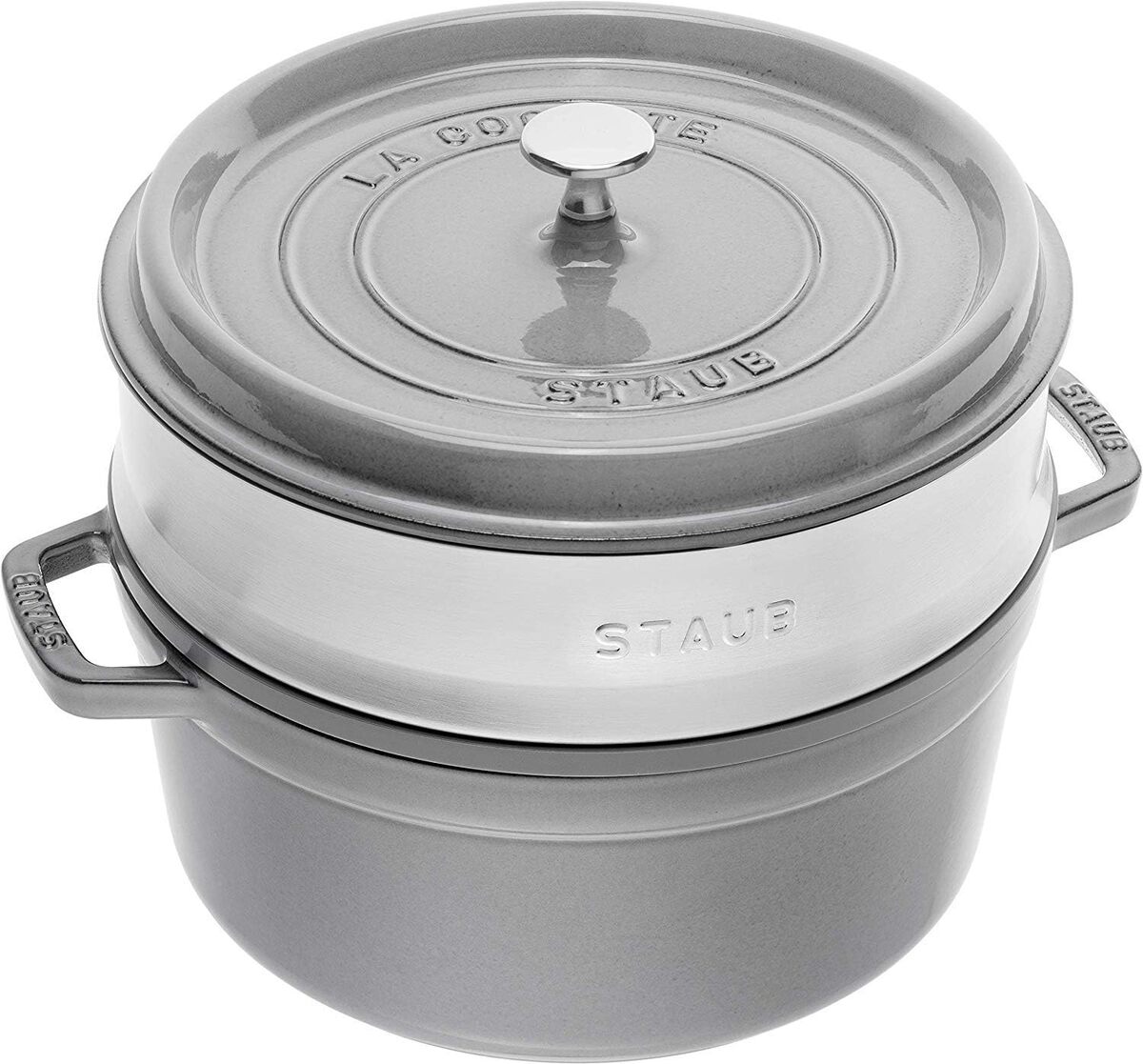 Test de la cocotte en fonte STAUB graphite