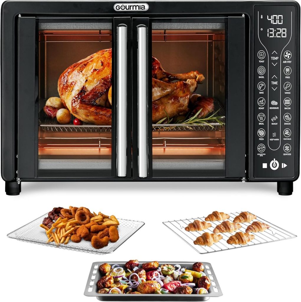 Test du four grille-pain air fryer Gourmia GTF7460 1700W