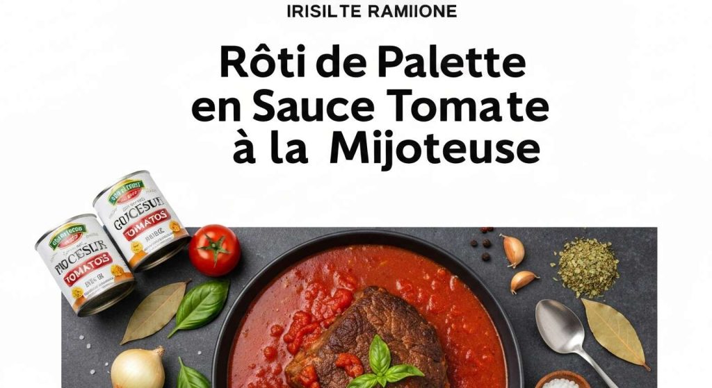 Rôti de Palette en Sauce Tomate à la Mijoteuse