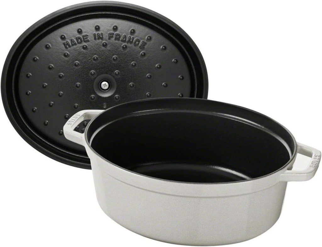 Test : cocotte Staub ovale 31cm truffe blanche
