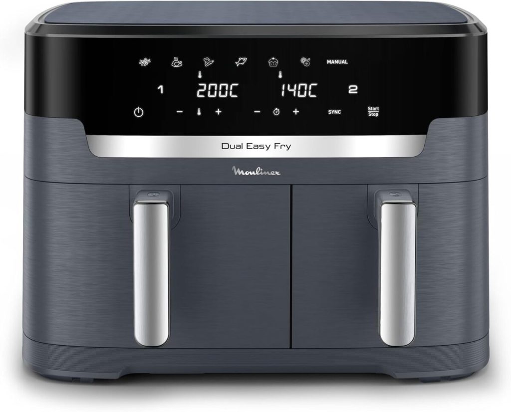 Test de la Moulinex Dual Easy Fry XXL : 2 tiroirs pour 10 personnes
