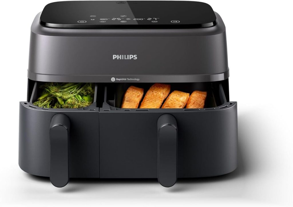 Test Philips Air Fryer NA350/00 : performance et cuisson double panier