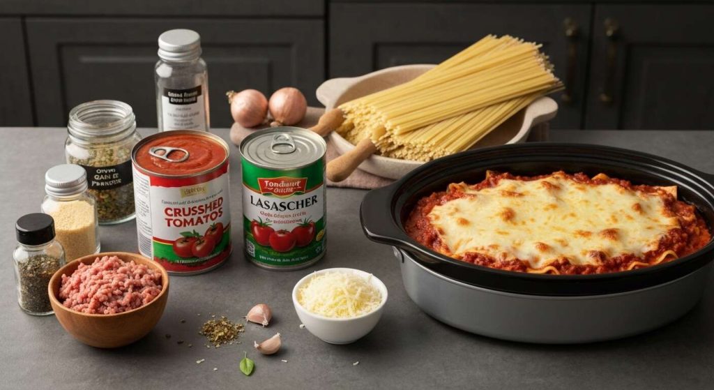 Lasagne à la Mijoteuse : recette Facile et Délicieuse