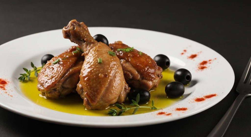 Poulet à l'espagnole mijoté : recette savoureuse