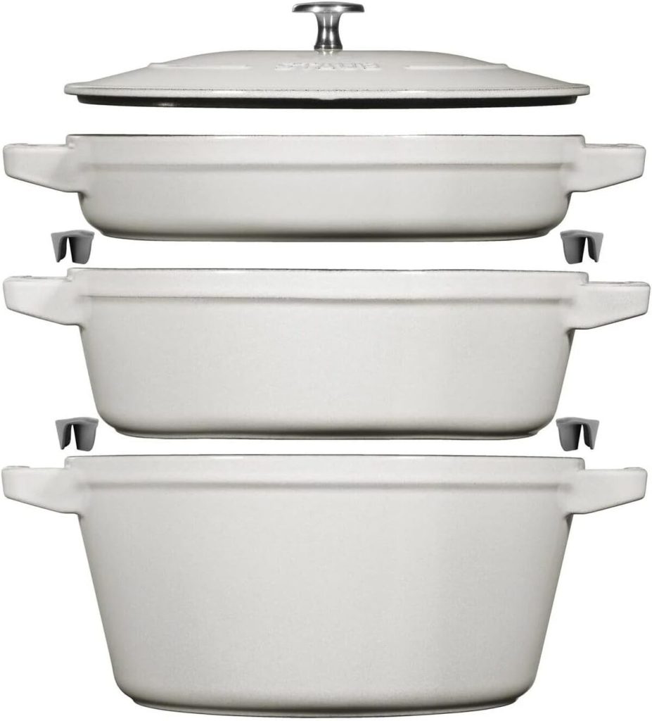 Test : cocottes STAUB en fonte motif truffe blanche