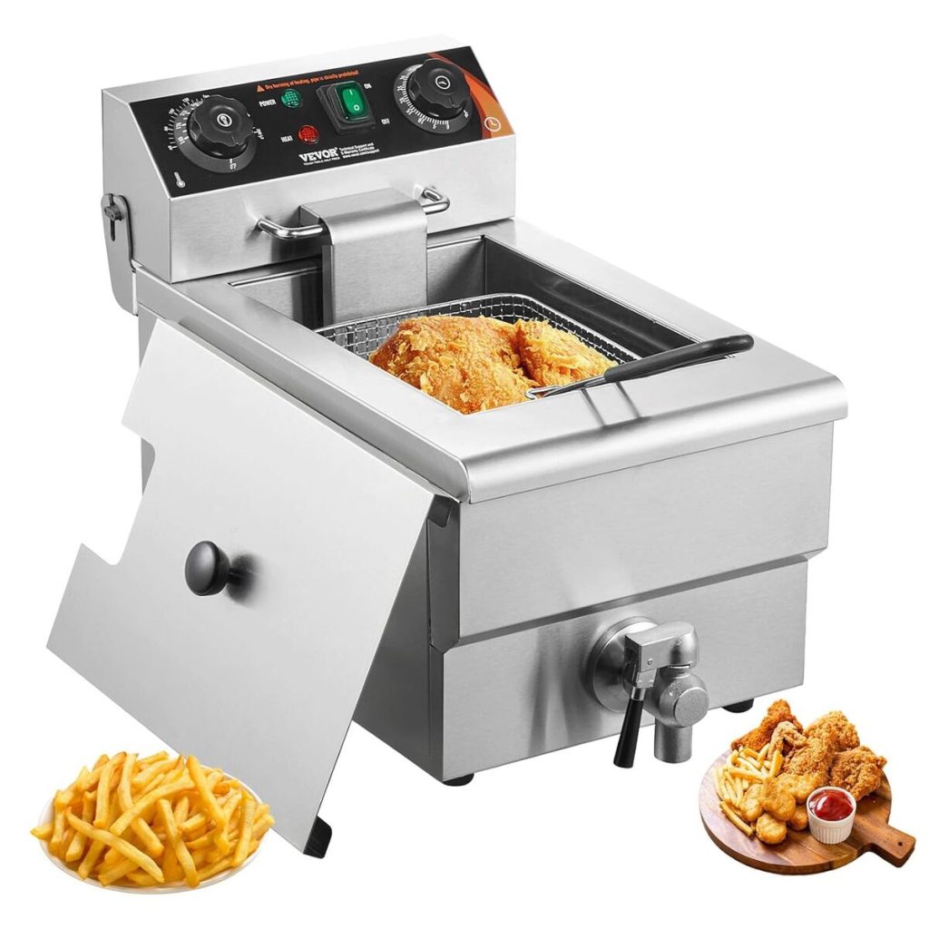 Test de la friteuse commerciale VEVOR 3000 W : efficacité et sécurité pour les restaurants