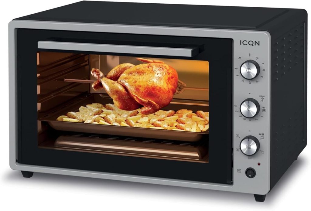 Test du mini four ICQN 60L : performance et design inox