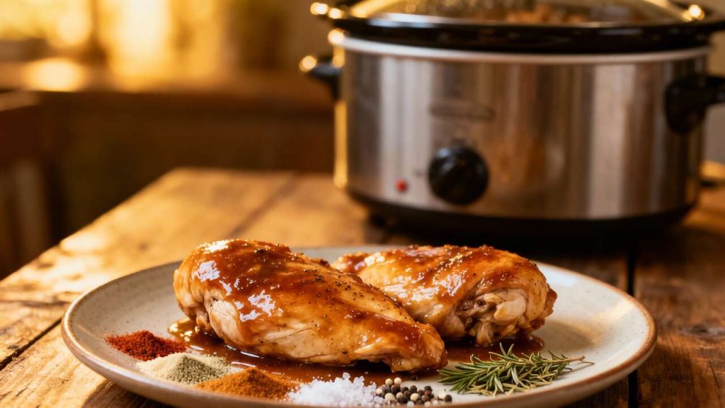 Repas de Poulet à la Mijoteuse : recette Facile et Délicieuse