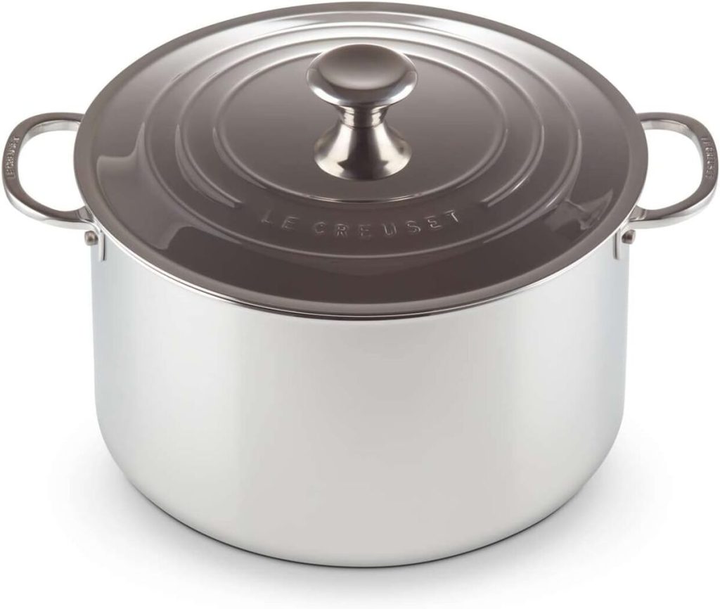 Test de la cocotte haute Le Creuset Inox Signature 24 cm