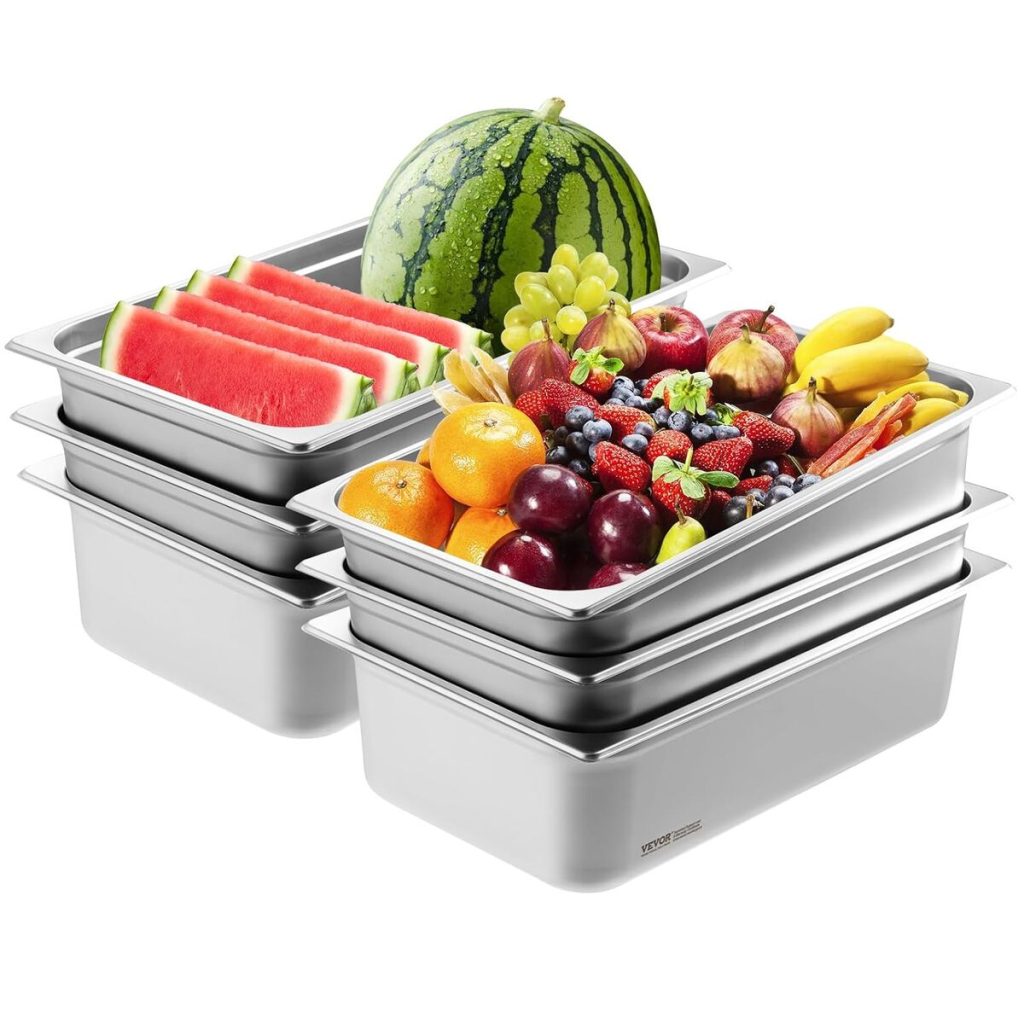 Test du bac gastronorme Vevor GN 1/1 en inox pour la restauration