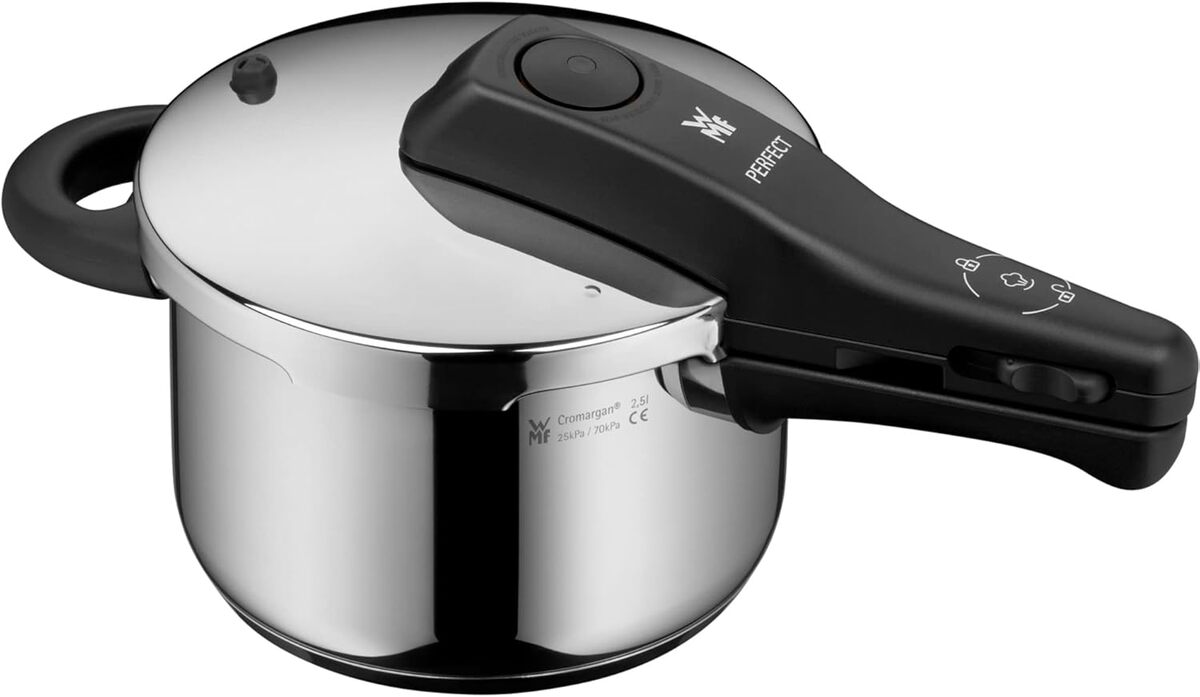 Test WMF Perfect : autocuiseur rapide en acier Cromargan 2, 5L