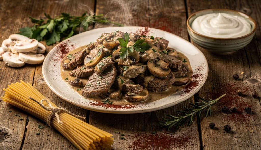 Recette de Bœuf Stroganov à la Mijoteuse : facile et Délicieuse
