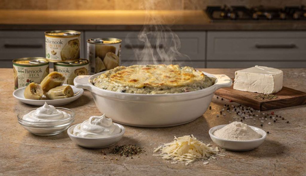 Trempette chaude aux artichauts à la mijoteuse : recette facile et délicieuse