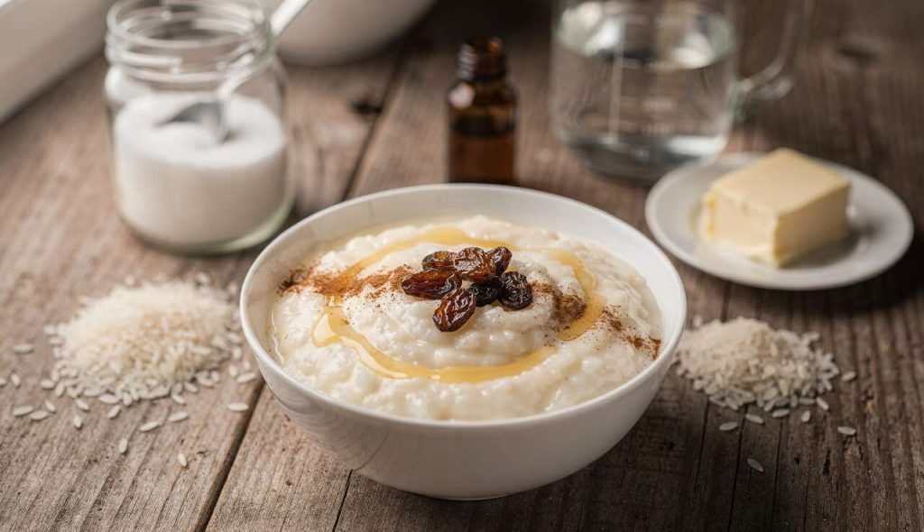 Pouding au riz en mijoteuse : recette facile et onctueuse