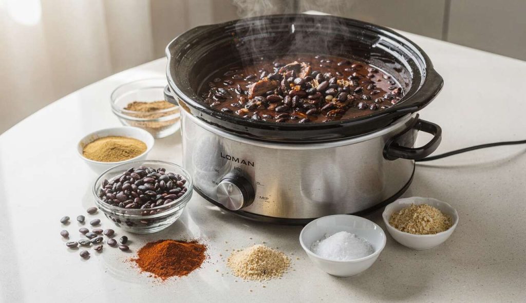 Plat de haricots noirs à la mijoteuse : découvrez la recette