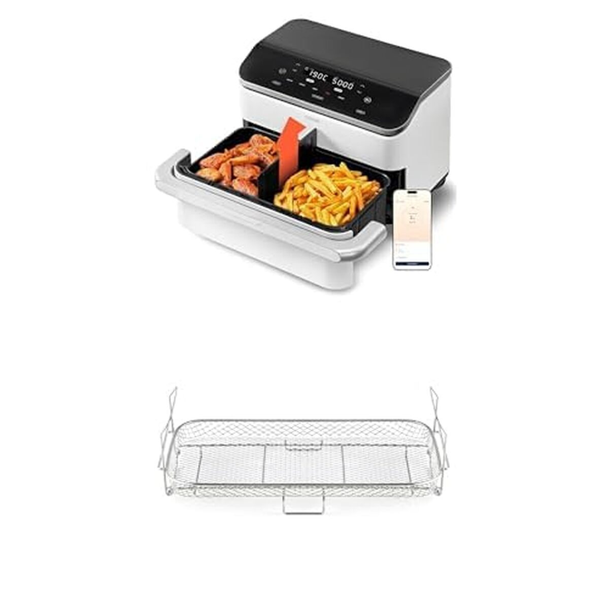 Essai : friteuse à air cosori Twinfry 10L, double zone intuitive