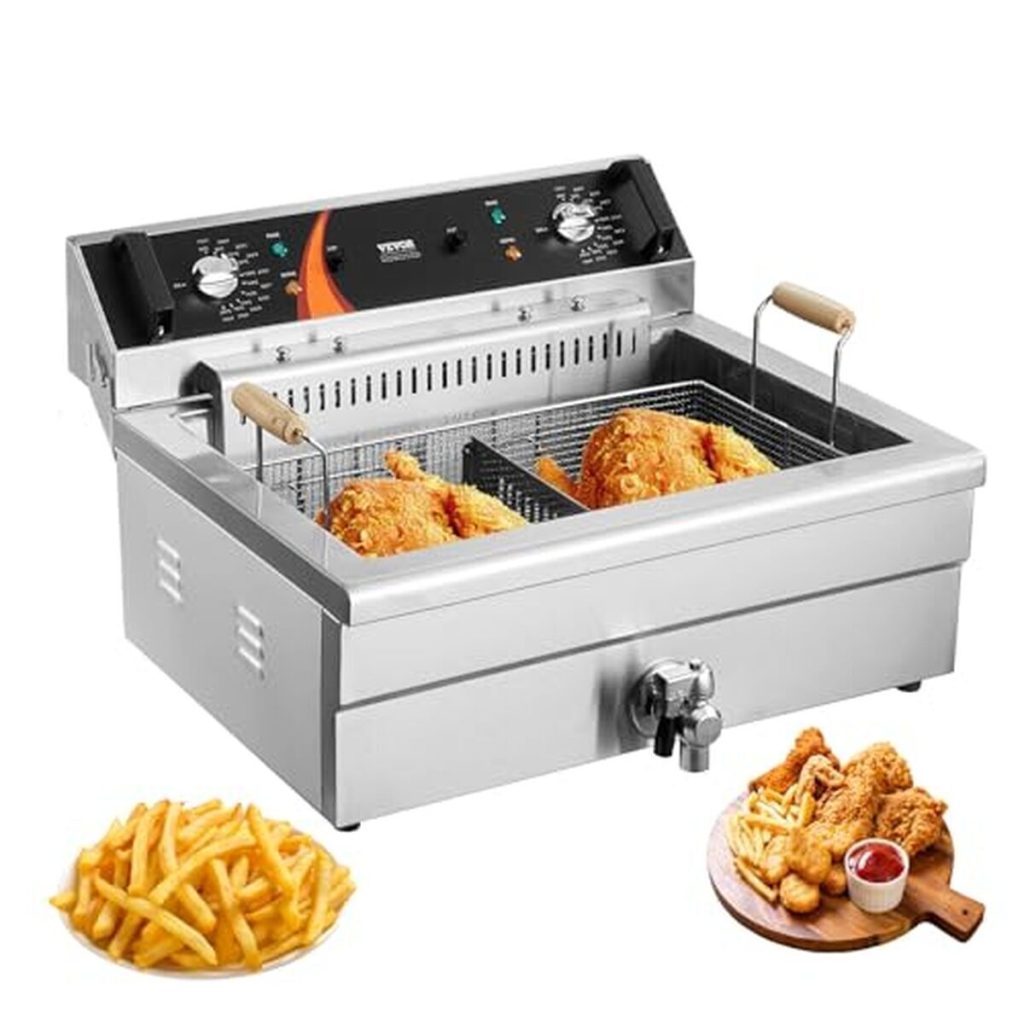 Test de la friteuse commerciale VEVOR 2250 W : efficacité et grande capacité