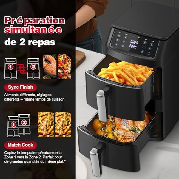 Explorez les performances de la friteuse TopStrong Air Fryer 11L : une alliée de taille en cuisine pour des plats savoureux et sains.