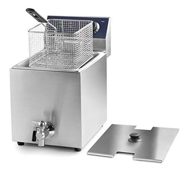 Découvrez les performances de la friteuse électrique professionnelle Lacor 69468 : grande capacité de 8 L et puissance de 3250 W idéales pour une cuisson rapide et homogène