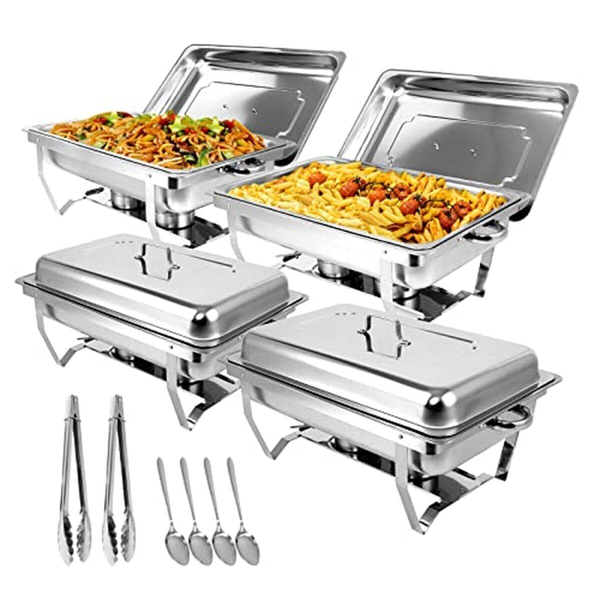 Test du chauffe-plats Snowtaros en acier inoxydable 9L : performance et praticité pour buffets et événements
