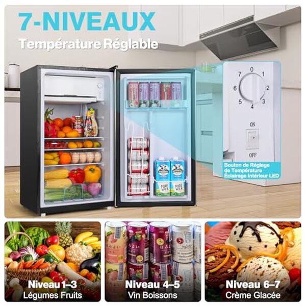 Découvrez notre analyse détaillée du frigo compact Yashe 92L : zoom sur son efficacité énergétique et son fonctionnement silencieux, idéal pour les petits espaces.