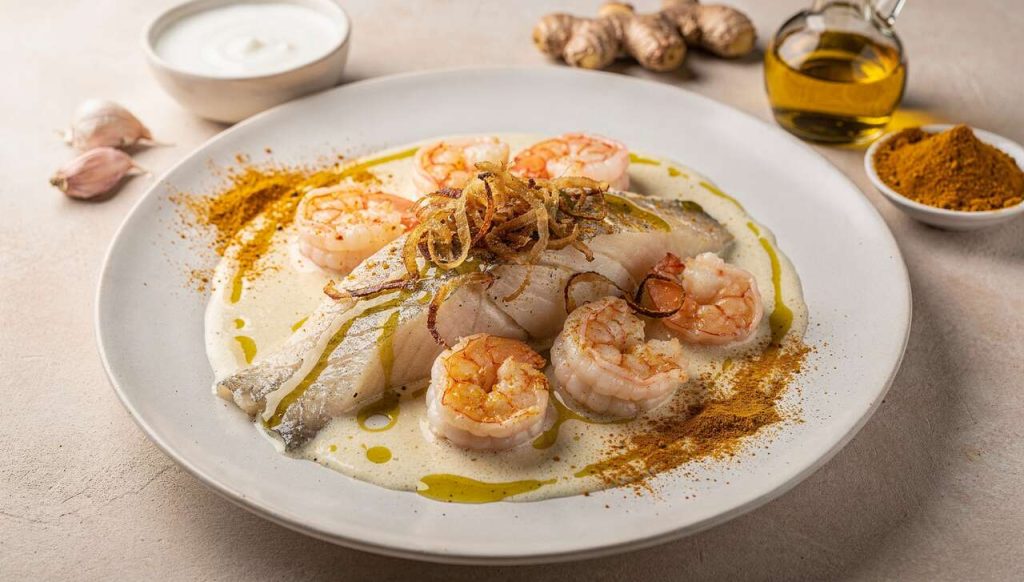 Poissons et crustacés au lait de coco : recette exotique facile