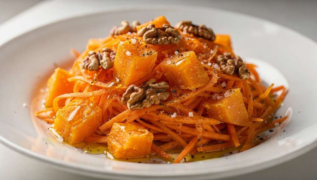 Salade de carottes à la mimolette : recette simple et savoureuse