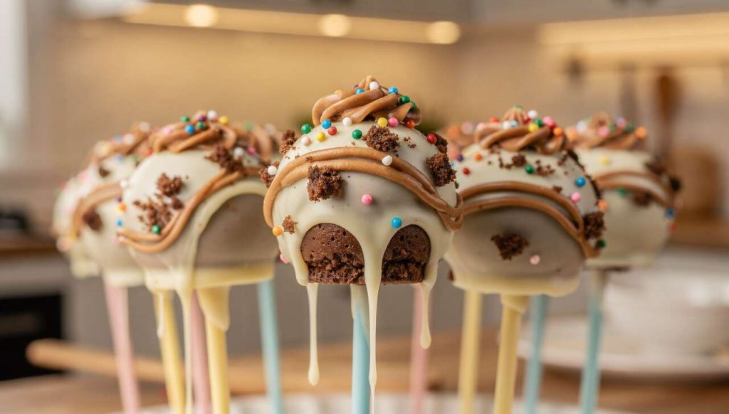 Recette de popcakes praliné chocolat blanc