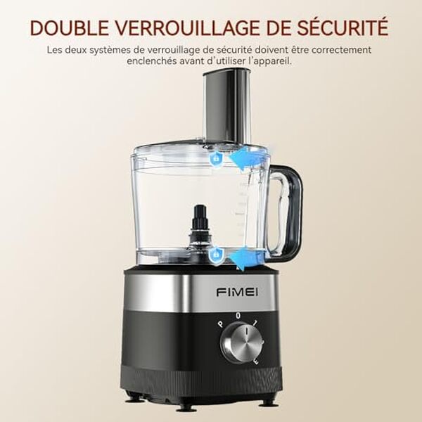 Découvrez notre avis détaillé sur le robot multifonction FIMEI 800W : un allié de taille pour vos repas avec sa puissance et sa praticité inégalées en cuisine.