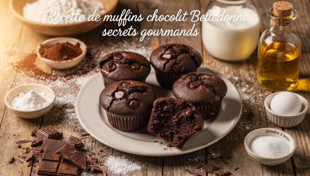 Recette de muffins chocolat Belledonne : secrets gourmands