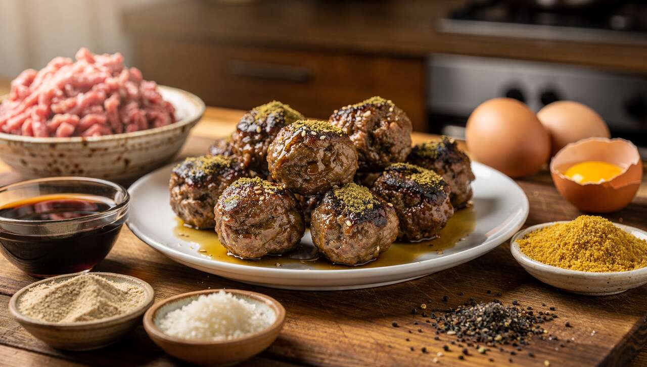 Boulettes de bœuf à la coriandre et gingembre : recette savoureuse