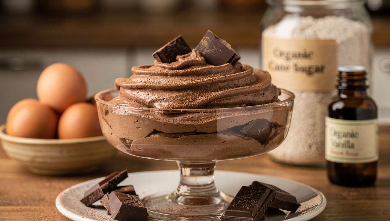 Recette de mousse au chocolat bio facile et rapide