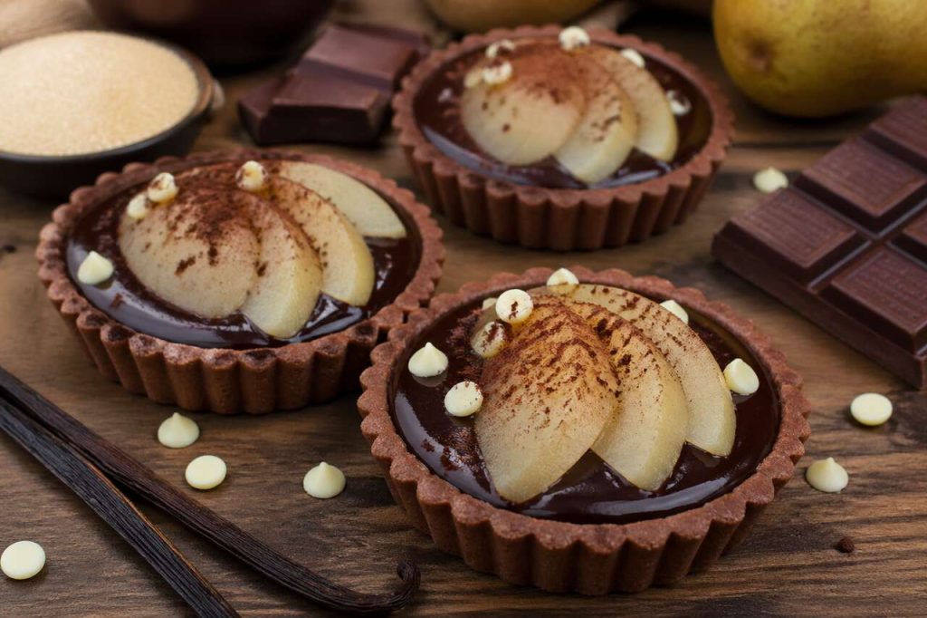 Tartelettes chocolat poires : délicieuse recette facile et gourmande