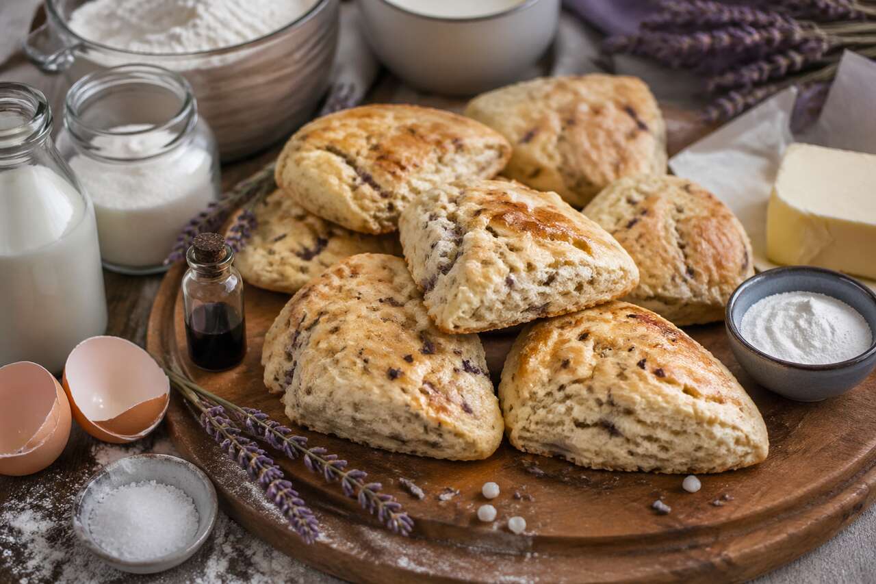 Scones à la lavande : la recette gourmande