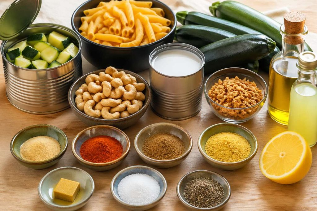 Recette créative : cajou et courgettes en folie